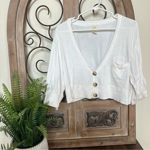 Free people crop sweater